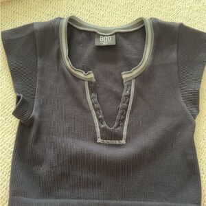 BDG Charcoal Short Sleeve Tee